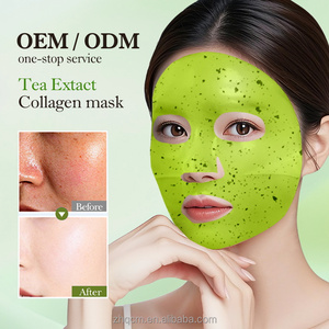 Nouveau Masque Tendances 2026 au Thé Concassé, Marque Privée, Apaisant, Antioxydant, Feuilles de Thé Véritables, Masque Visage en Gelée Cristalline, Corée - Product Image 2