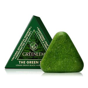 Savon Shampooing à l'Herbe Usman GREENLEM : Contrôle le sébum, nettoie et ajoute du volume. - Product Image 1