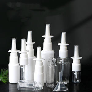 Vente en gros de 5ml 10ml 20ml 30ml 50ml HDPE liquide blanc clair vide flacons de pulvérisation de brouillard nasal pompe pulvérisateur brouillard nez vaporisateur - Product Image 1