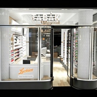 Aménagement intérieur de café, comptoirs de bar à café, vitrines pour salon de thé, présentoirs en verre, personnalisation complète de la pièce, décoration de magasin