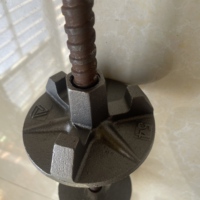 Écrou à oreilles pour coffrage en béton, design minimaliste, haute résistance, réutilisable, pour systèmes de coffrage