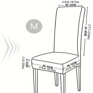Coprisedie in jacquard ad alta elasticità moderna in tinta unita semplice coprisedia <span class=keywords><strong>universale</strong></span> antiscivolo quattro stagioni - Product Image 6