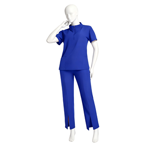 Uniforme Quirúrgico Unisex con Cierre, Manga Corta, Elástico, de Secado Rápido, para Médico o Enfermera - Product Image 1