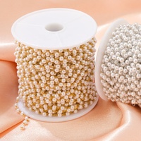 Chaîne à maillons en acier inoxydable 3mm 4mm pour la fabrication d'accessoires de bijoux et de colliers de perles.