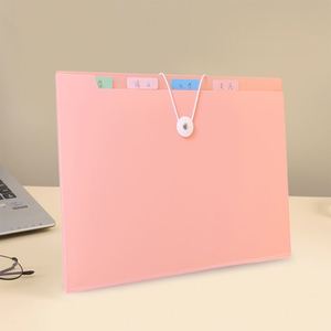 Carpeta Acordeón A4 al por Mayor con Cremallera - Organizador de Archivos Expandible Transparente y Grueso para Exámenes y Documentos de Estudiantes - Product Image 1