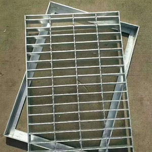 Grilles de Passerelle Industrielles en Acier Ondulé Soudé, Revêtement Anti-Corrosion Zincé, Prix Usine, 25x5 32x5, Personnalisées <span class=keywords><strong>pour</strong></span> Allées - Product Image 5