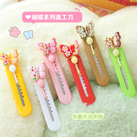 Cuchillo Plegable Multiusos con Diseño de Mariposa Kawaii para Niños, Venta al Por Mayor