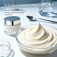 Crème Visage Éclaircissante 7 Jours Faible MOQ Marque Privée Personnalisée Niacinamide Alpha Arbutine