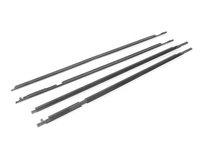 4 pièces de joints d'étanchéité en caoutchouc imperméable pour vitres de voiture pour Camry 2007-2011, état neuf, 75710-06100 75720-06100 75730-06080