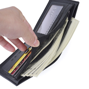 Portafoglio Corto da Uomo in <span class=keywords><strong>Pelle</strong></span> PU <span class=keywords><strong>Morbida</strong></span>, Porta Monete Sottile, Porta Carte, Vendita all'Ingrosso - Product Image 5