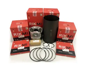 Rikmi haute qualité 6WG1 Cylindre Liner Kit pour Isuzu moteur EFI 1-11261380-2 8-98116768-1 1-12121154-0 1-12211029-1