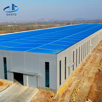 Bâtiment en acier préfabriqué pour entrepôt, atelier, applications commerciales et industrielles, usine OEM personnalisée
