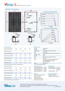 Trina Vertex S 390W 395W 400W 405W Panel solar Stock DE LA UE Módulo mono de alta eficiencia para sistema doméstico Panel solar Trina - Product Image 2