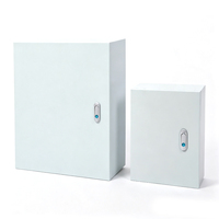 Boîtier de câblage métallique compact verrouillable, design mural, pour distribution d'alimentation intérieure, boîtier de composants électriques, 6 prises