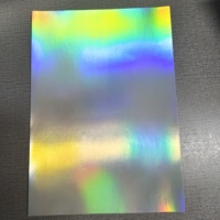 Feuilles d'autocollants de coquille d'oeuf d'hologramme auto-adhésifs acryliques matériel d'impression destructible pour des sacs en papier utilisés comme avertissement