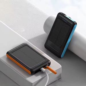 Batería Externa Solar Magnética Mini de 5000mAh, 10W, Carga Rápida Inalámbrica, Doble USB, Micro USB, Resistente al Agua - Product Image 2