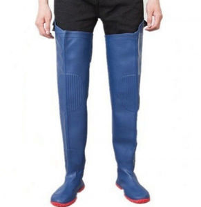 Bottes de travail de sécurité de haute qualité Travail de sécurité 100% Cuissardes imperméables en PVC - Product Image 1