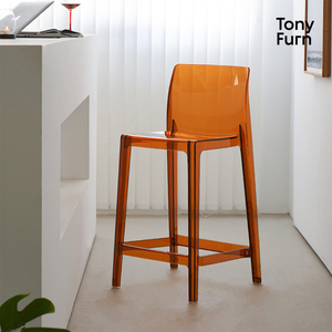 Taburete de Barra Moderno de Cristal Resistente, Estilo Retro, para Uso en Bares y Hoteles, Venta al Por Mayor de Fábrica - Product Image 3