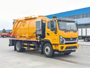 Camión Cisterna de Vacío SHACMAN G500 con Distancia entre Ejes de 4200 mm, Cabina Sencilla, Equipado con Bomba de Anillo de Agua SK-30, Limpieza Eficiente de Tuberías, Exportación - Product Image 4