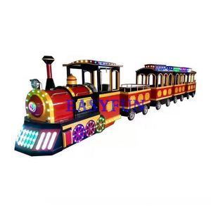 Tren Eléctrico Infantil sin Rieles para Parque de Atracciones, Mini Tren Turístico para Niños en Venta - Product Image 1