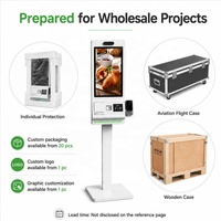 Terminal de autoservicio para cadenas de restaurantes con configuración de software y hardware personalizada y solución de pedidos digitales