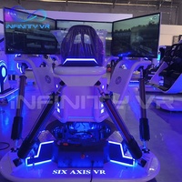 Simulateur de course de voiture du parc à thème 9D Vr d'InfinityVR