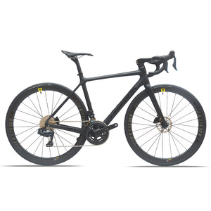 Vélo de route en fibre de carbone Feruike à double frein à disque, 24 vitesses, guidon monobloc moulé, câblage interne dissimulé, course - Product Image 1
