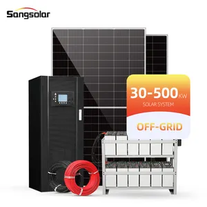 SANGSolar 50000瓦80000瓦100000瓦150000瓦关闭太阳能系统，带工厂负载