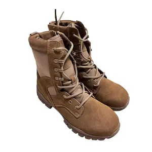 全粒面皮革安全Hommes平台防滑靴工人安全鞋