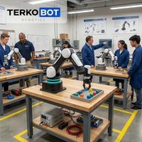 Brazo Robótico TEPKOBOT DOBOT Magician E6 de Escritorio, Cobot de 6 Ejes, Carga Útil de 750g, ROS, SDK Python, para Educación e Investigación en Robótica Universitaria