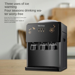 Nouveau distributeur d'eau chaude glacée pour le refroidissement de table domestique, petit distributeur d'eau à trois sorties, droit - Product Image 3