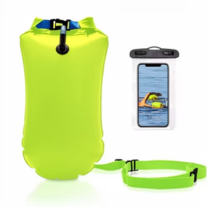 Bouée de natation réglable avec sac étanche et compartiment de rangement <span class=keywords><strong>pour</strong></span> triathlètes et kayakistes – Entraînement de natation sécurisé - Product Image 1