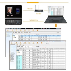 Machine de pointage horaire biométrique en ligne TM-F620 avec reconnaissance faciale et empreintes digitales, prise en charge des cartes et des mots de passe pour l'enregistrement du temps de travail - Product Image 6