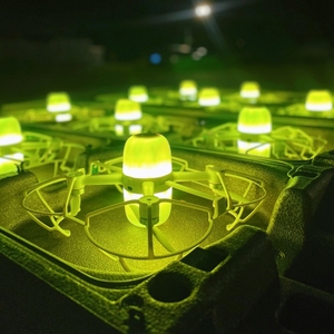 Mmc ánh sáng hiển thị Drone bầy đàn hoàn chỉnh hệ thống điều khiển màu sắc tự động hộp Exit hoặc trở lại 12 cái hiển thị bay không người lái với LED ánh sáng - Product Image 5