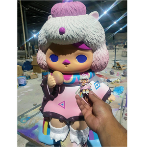 Directo de fábrica personalizado al aire libre jardín supermercado decoración Animal arte estatua escultura gigante fibra de vidrio arte <span class=keywords><strong>obra</strong></span> <span class=keywords><strong>maestra</strong></span> decoraciones - Product Image 3