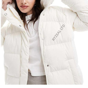 <b>Lightweight</b> Insulated Puffer Hoodie <b>Jacket</b> for <b>Women</b> Stylish Design for Windy Days Cozy Outerwear for Outdoor Wear Woven Weaving - Product Image 5