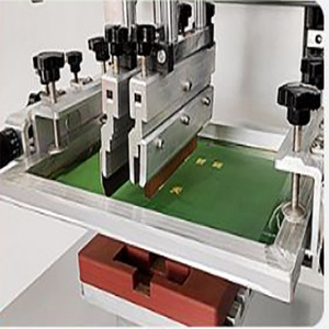 Haotian Screen <b>Printing</b> <b>Machine</b> S-1525P4-QJ 4 Station Semi Automatic Monochrome Pneumatic Rotary Printer - Product Image 3