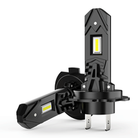 Diseño compacto El mejor kit de conversión de faros LED H7 para automóviles Tamaño pequeño Sin errores Fábrica directamente China