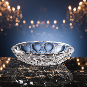 37.8cm Transparent Home Use Party Hotel Restaurant Coffee Shop High Quality Dessert fruit Crystal Glass Bowl - Product Image 6