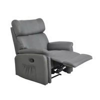 Canapé de salon avec repose-pieds électrique et fonction bascule, style moderne, collection de mobilier rembourré, gamme pour showroom, fabrication sur mesure