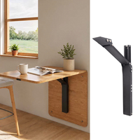 Table pliante murale moderne multifonctionnelle pour ordinateur, avec mécanisme d'économie d'espace et quincaillerie extensible pour mobilier de salle à manger