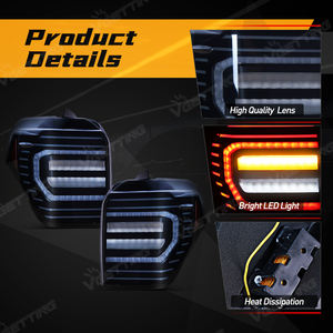 Feux arrière <span class=keywords><strong>Led</strong></span> d'approvisionnement d'usine pour Toyota 4Runner 2010-2023 feux arrière <span class=keywords><strong>de</strong></span> voiture <span class=keywords><strong>4x4</strong></span> accessoires Auto feux arrière <span class=keywords><strong>Led</strong></span> <span class=keywords><strong>de</strong></span> frein - Product Image 2