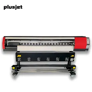 Plusjet 1.8m dengan Epson DX5 Printhead Printer Format besar untuk UD-1812AG Galaxy Banner + Printer nonair Eco