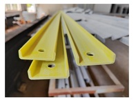 Profilé de canal en fibre de verre haute résistance / Canal en PRV pour escaliers et échelles / Formes structurelles en fibre de verre