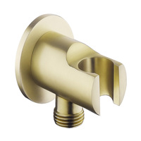 Offre Spéciale support de support de tête de Rail rond réglable universel pour curseur de barre coulissante support de finition de placage chromé de Style moderne