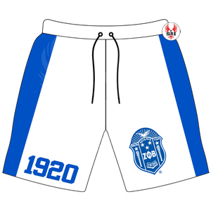 Shorts amples et épais en molleton 100 % coton de haute qualité pour femme, collection été, vente en gros Zeta Phi Beta Soror - Product Image 1