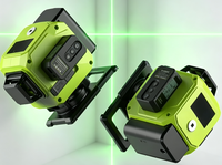 Instrument de nivellement laser vert haute précision ±1mm/5M, certifié CE RoHS, auto-nivelant, rechargeable