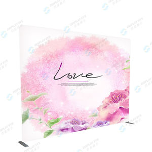 तेजी से सेटअप पोर्टेबल एल्यूमीनियम कपड़े मुक्त खड़े डबल साइड शादी पृष्ठभूमि स्टैंड - Product Image 4