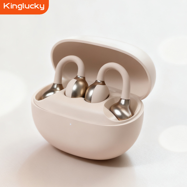 OEM Factory A6 AI Real-Time Two-Way Translation Open Earbuds LED Battery HD Sound Business Travel Sports TWS Earphones TWS