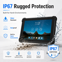 Tablet PC Industri Tangguh 10.1 Inci 8GB+128GB IP67 Baterai 10000mAh GPS Beidou Berbagai Antarmuka untuk Pekerjaan Lapangan